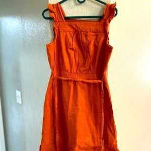 Burnt orange dress